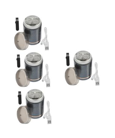 Beavorty 4 sentences razor beard electrical men body trimmer razor trimmer for men razor razor for men travel supply portable accessories holiday needs man aluminum alloy