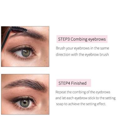 Sonew Colorless Eyebrow Soap Kit - 3D Makeup Gel & Brushes for Durable Fashionable Eyebrows | Eyebrow Styling Soap & Gel Wax - Buy Online on GoSupps.com