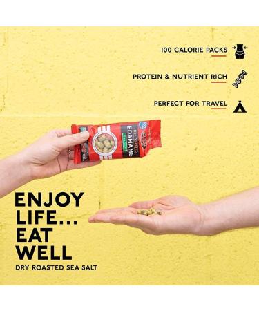 Roasted Edamame Beans Bundle which Contains Seapoint Farms Dry Roasted Edamame - Rich in Protein Vegan Gluten Free Sea Salt Flavour - 22.5 g 8 Snack Packs and Grocery List Card - Buy Online on GoSupps.com