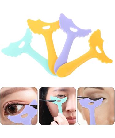 Hohopeti 4 Pochoirs Eyeliner Multifonctions en Silicone Accessoires Maquillage Yeux Aides pour Mascara et Fard Paupi res Lot de 4 Pi ces Outil Pratique pour Couleur Couleur Al atoire - Buy Online on GoSupps.com