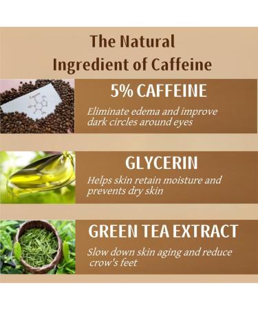 Caffeine Solution 5% + EGCG Eye Serum | Reduce Dark Circles & Puffiness | Hydrating 30ML Caffeine Eye Serum for All Skin Types - Buy Online on GoSupps.com