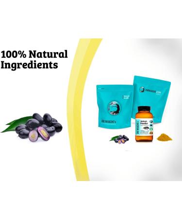 DR WAKDE'S Jamun Powder 500g (1.1lb) - Pure Raw & Dried Ayurvedic Herb - Buy Online on GoSupps.com
