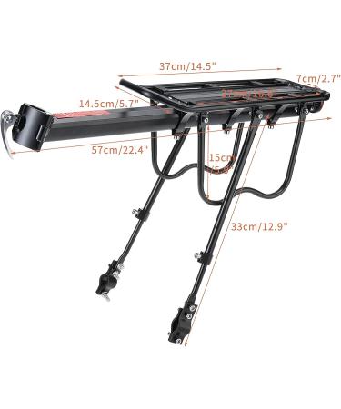 WerkWeit Rear Bike Rack - 110lb Capacity, Adjustable Aluminum Alloy Cargo Carrier - Buy Online on GoSupps.com