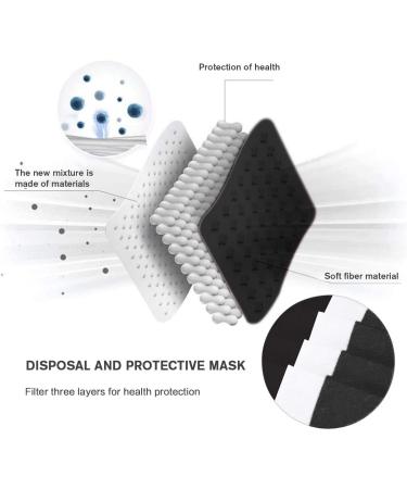 100 Pack Kids Black Disposable Face Masks - 3 Ply Individually Wrapped Non-Woven Masks for Boys and Girls - Buy Online on GoSupps.com