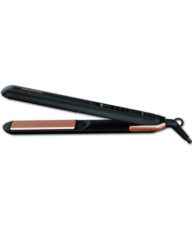 Grundig Naturashine HS 7030 Hair Smoothing Flat Iron & Hairstyler - Ionic Ceramic Plates 130 C to 230 C Hair Protection Mode - Black/Rose Gold - Buy Online on GoSupps.com