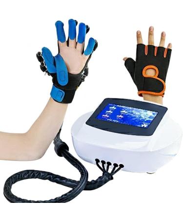 Rehabilitation Gloves Finger Orthoses Protector Exoskeleton Manual Training Functional Hand Splint for Long-Term Relief Left-XS Left X-Small