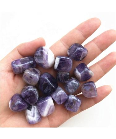 Stone Crafts 10-20mm Natural Dream Amethyst Crystal Stones Bulk Tumbled Gem Stone Decoration Natural Quartz Crystals Natural Luster
