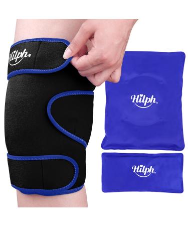 Hilph big knee cooling cuff ovid cooling pad knee cooling pads cooling package cooling compress cooling pack knee for knee replacement operations swelling tongue knee cooling strap -black - Buy Online on GoSupps.com