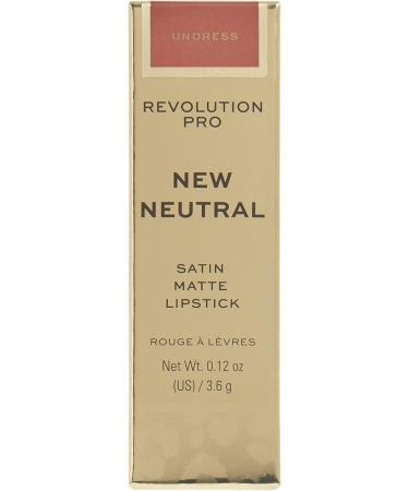  Revolution Beauty London Revolution Pro New Neutral Satin Matte Lipstick Undress - Buy Online on GoSupps.com