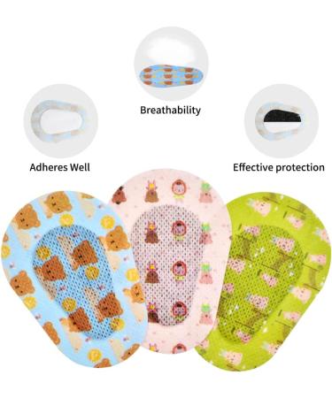 AndicAge Adhesive Eye Patches for Kids - 60 Count - 3 Designs - Disposable Eye Patch Pad for Amblyopia/Lazy Eye - Buy Online on GoSupps.com