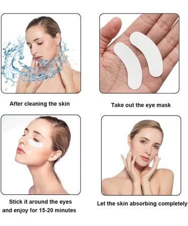 50 Pairs Lint-Free Eye Gel Pads for Eyelash Extensions - Professional Salon and Individual Use - Buy Online on GoSupps.com