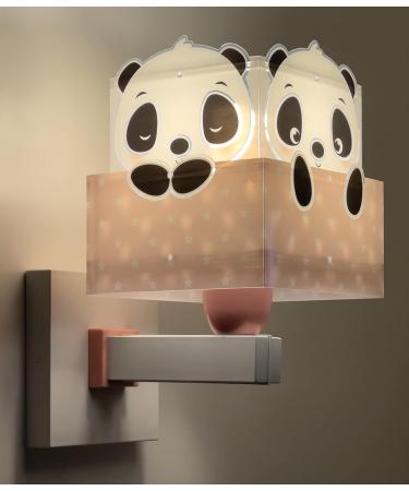 Dalber Children's Wall Lamp - Panda Pink Cloud Design | E27 Light for Kids' Rooms - Buy Online on GoSupps.com