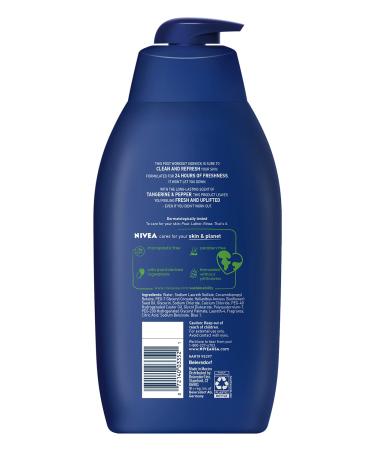 Nivea Men Sport Body Wash | Revitalizing Minerals | 30 Fl Oz Pump Bottle - Buy Online on GoSupps.com