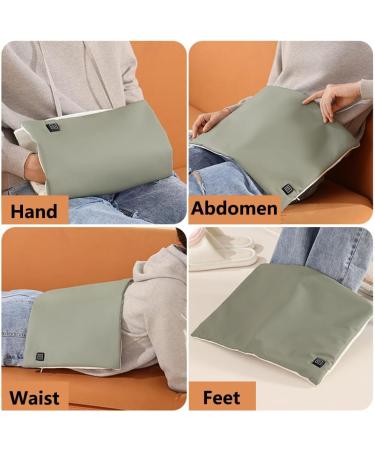 Winter Outdoor Camping Pocket Pouch Design Graphene Heating Hand Warmer Electric Heated Pad 3 levels of heat settings with USB port Rechargeable Electric Hot Bed Warmer White - Buy Online on GoSupps.com