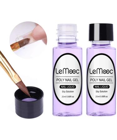 kishi 20ml Nail Slip Solution Poly Building Gel Nail Extension Gel Set Nail Liquid Slip Solution Nail Gel Extension Tool for Women Pcak of 2 Respectable - Buy Online on GoSupps.com