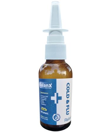 Sanadrin is Now BalanX Cold & Flu Relief - Helps Eliminate Virus Cough Sinus Mucus Congestion Sore Throat Cold Treatment Boost Immune System Virus Protection Medicine Made in USA