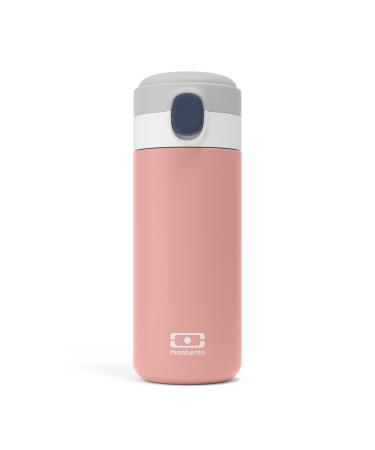 monbento - Insulated Bottle MB Pop Flamingo - 360ml - Leakproof - Hot/Cold Up to 12 Hours - Small Water Bottle for Kids School/Park or for Adult To Slip into Handbag - BPA Free Food Grade Safe - Pink Pink Flamingo