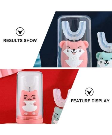 UOOD Kids U Shaped Electric Toothbrush 360 Automatic Whitening Rechargeable Sonic Toothbrush Auto Brush for Children (Color : Pink Size : 8-15 Years Old) 1 count (Pack of 1) Pink - Buy Online on GoSupps.com