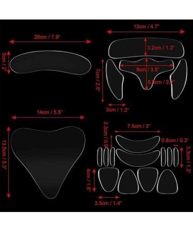 Anti-Wrinkle Reusable Silicone Patches Wrinkles Patches Chest Wrinkle Pads Facial Wrinkle Remover Strips Wrinkle Patches for Face Neck and Chest (11 Pcs) - Buy Online on GoSupps.com
