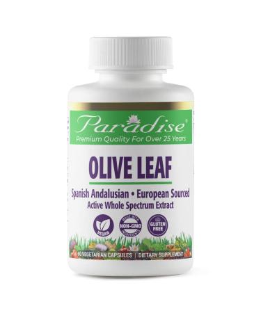Paradise Herbs Olive Leaf 60 Vegetarian Capsules