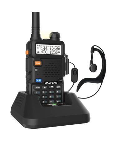 BAOFENG UV-5R Dual Band Two Way Radio (Black), 144-148MHz & 420-450MHz