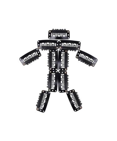 Buy Jeffrey Wig Clips - Metal U-Shape Combs with Soft Rubber for Hair Extensions - 50 Pieces (Black) - International Shipping Available - Buy Online on GoSupps.com