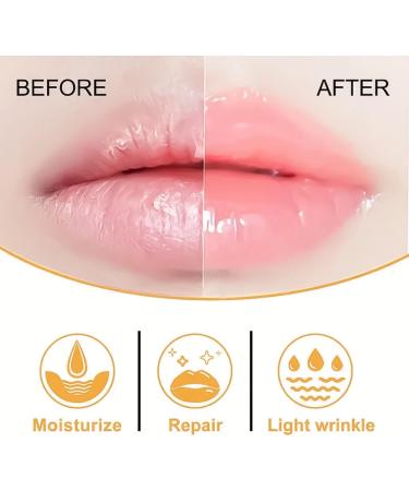 Vitamin C Moisturizing Lip Mask Night Treatment Smooth and Moist Lip Mask Lighten Lip Lines for Dry Cracked Lips Hydrating and Nourishing Eliminate - Buy Online on GoSupps.com
