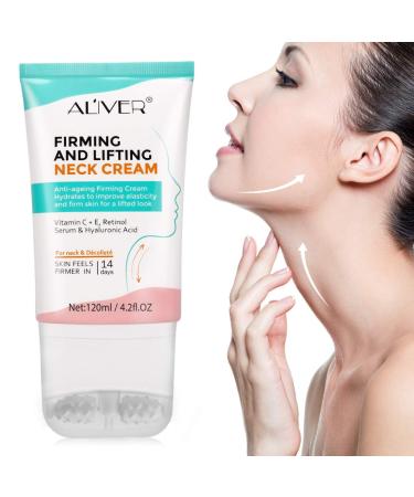 Neck Tightening Cream Rejuvenate Your Loose Neck with Lifting Cream-Skin Tightening Cream Lotion for Face & Body Sagging Skin-Retinol and Hyaluronic Acid Anti-Aging Formula - 4.2oz