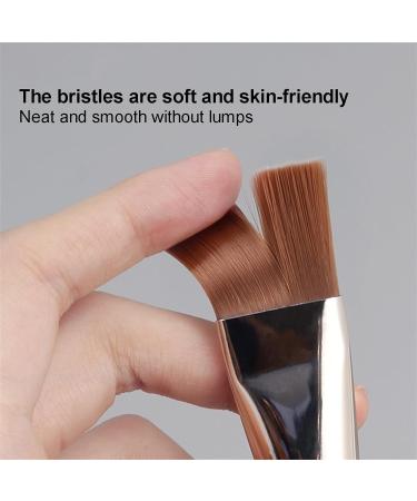 Concealer Brushes - Cosmetics Flat Square Brushes with Fiber Bristles - Natural Looking Supplie for Masque Cream Concealer Foundation Foundation Cream Pre-Makeup - Buy Online on GoSupps.com