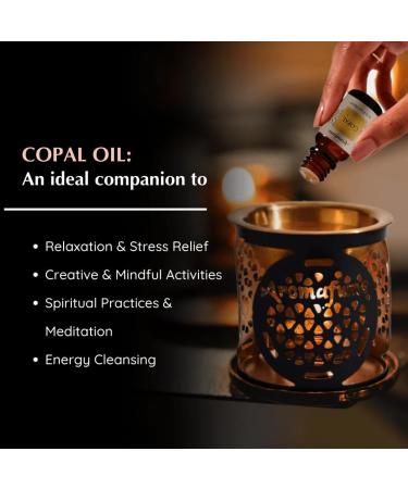 Copal Resin Essential Oil Diffuser Blend 30ml by Aromafume | Protium Copal (Burseraceae) Extract | Native to Mexico | Deepened Relaxation & an ambience for Rituals | Charged with Pure Resins - Buy Online on GoSupps.com