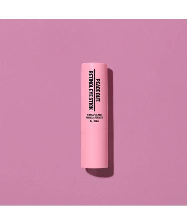Peace Out Skincare Retinol Eye Stick - Daily Under Eye Serum Balm with Peptides and Astaxanthin (.14 oz) - Buy Online on GoSupps.com