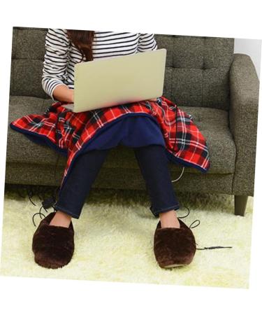 BiUdeco Heated Slippers for Women - Electric Foot Warmers Winter Comfort & Massage | Plush Footwear for Cold Weather - Buy Online on GoSupps.com