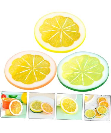 Alipis 6pcs Artificial Lime Simulation Fruits Simulated Fruit Model Faux Lemon Slices Lemon Slices for Soap Lifelike Lemon Props Lemon Slices Artificial Ornament Filling Orange Slices Pvc - Buy Online on GoSupps.com
