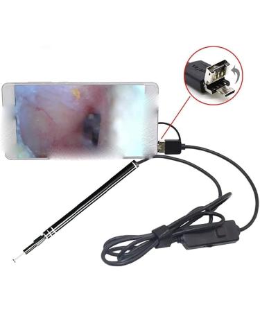 KouRy Ear Wax Removal Wireless Ear Cleaner with HD Ear Camera Waterproof 5.5mm Ear Otoscope with 6 LED Lights Earwax Removal Tools (Black) - Buy Online on GoSupps.com
