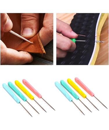 4 Pcs Plastic Handle Scratch Awl sewing DIY Tool Set for Handicrafts - Buy Online on GoSupps.com