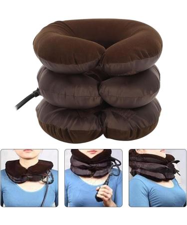 Cervical Neck Traction Device - Adjustable Inflatable Neck Support & Massager for Pain Relief | International Shipping Available - Buy Online on GoSupps.com