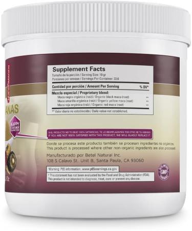 Buy Organic Peruvian Maca Powder - Black Yellow & Red - 8 Oz | Natural Superfood for Energy & Vitality - Buy Online on GoSupps.com