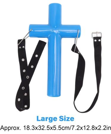 Buy Demeras Veterinary Mouth Opening Tool | Blue Cross Cattle Medicine Feed Opener | Durable Stainless Steel Hook for Animal Husbandry (L) - International Shipping Available - Buy Online on GoSupps.com