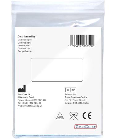 TensCare Superior Silver Blue Gel Electrode Pad 5.1 cm x 5.1 cm - Sensitive Skin (1 Piece) - Buy Online on GoSupps.com