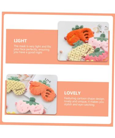 Buy Healeved Carrot Eye Mask - Cute Soft Plush Blindfold for Sleep Travel & Easter - Cartoon Nurses Hat Design - 1 Count - Buy Online on GoSupps.com