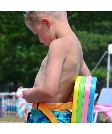 Adjustable Back Float Safety Swim Trainer for Kids - Secure Clip Buckle, Progressive Swim Floaties for Children - Pool Lesson Essential - Buy Online on GoSupps.com