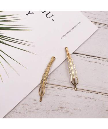 Messen Geometric Hair Pins Set - Minimalist Metal Hair Clips for Women (8 Pieces, Style 7) - Buy Online on GoSupps.com