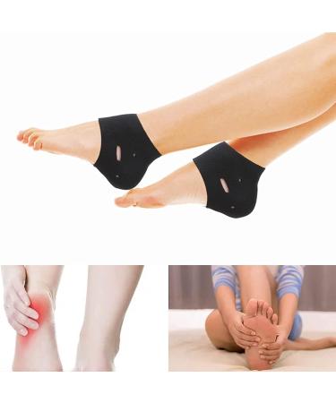 Buy 3 Pairs of Unisex Moisturizing Heel Socks | Spa Socks for Dry Cracked Feet Care | Breathable Heel Cushions for Soft Skin - Buy Online on GoSupps.com