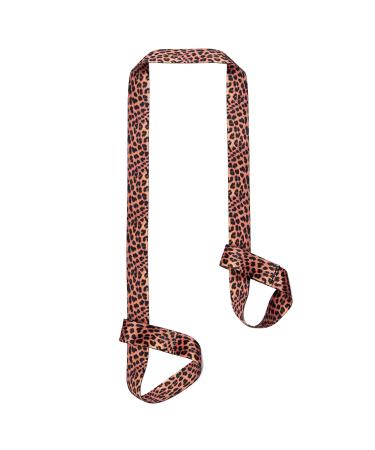 ZOOEASS Yoga Mat Strap, Adjustable Durable Yoga Mat Carrier & Stretching Strap, Multiple Color Choices Leopard 5.9feet