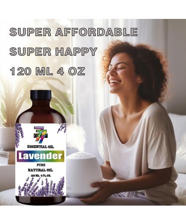 GV77ZF Essential Oil Two 4 Fl Oz (120Ml) Set - Pure Natural Lavender Oil and Jasmine Essential Oil for Diffuser Humidifier Skin Care Home Fragrance Bath Hair Care Cleansing Massage Yoga - Buy Online on GoSupps.com