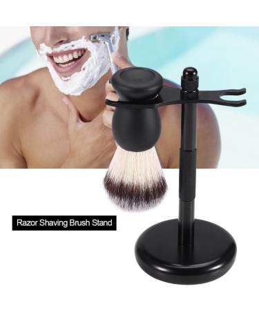 Shaving Brush Stand - Zinc Alloy Holder for Moustache & Razor | Stable & Balanced Black - Buy Online on GoSupps.com