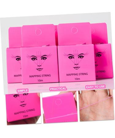 Balacoo 2 Boxes Ink Pattern Embroidery Ruler Microblading Measuring Eyebrow Tattoos Ruler Supplies - Buy Online on GoSupps.com