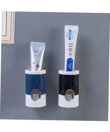 Alipis Toothpaste Tube Squeezer & Dispenser - 2 Pack Black Perfect for Kids - 6.5x6.5cm - Buy Online on GoSupps.com