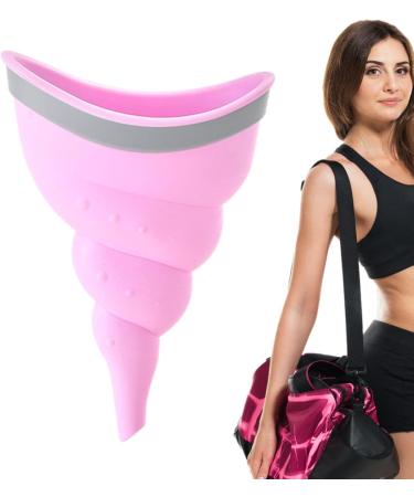 Womens Urinal Funnel - Standing Up to Pee Funnel Conch Type Female Urinal Device - Travel Urinal for Female Pee Funnel Reusable Women Pee Cup for Hiking Camping Picnic Pochy Conch Type + Stability Ring Light Pink - Buy Online on GoSupps.com