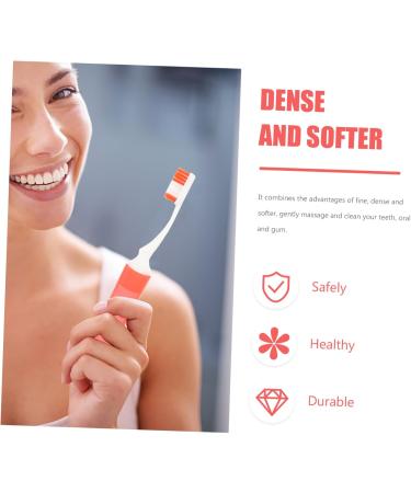 4-Pack Travel Toothbrushes for Kids & Adults - Lightweight Plastic Mouth Cleaning Brushes - Comfortable & Convenient for Household Use - Buy Online on GoSupps.com